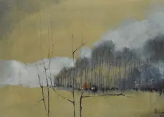 Untitled by William Edgar Mayer, watercolour, sold Feb 2024