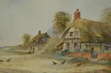 Untitled by Ernest Potter, watercolour, sold Feb 2024