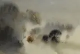 Evening Trees' & 'Trees In Mist by William Edgar Mayer, watercolour, sold Feb 2024