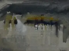 Coastal Forms II by William Edgar Mayer, watercolour, sold Feb 2024