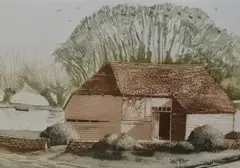 Barn at Headcorn by Michael Chaplin, print (other), offered Feb 2024