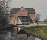 Shalford Mill by Paul Bisson, etching, offered Feb 2024