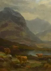 Untitled by Edgar Longstaffe, oil, offered Jan 2024