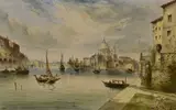 Tile painting by William Yale, oil, offered Jan 2024