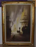 Once Upon A Tide by Vashti Trudeau, oil on canvas, sold Jan 2024