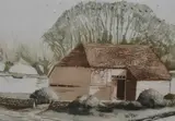 Barn at Headcorn by Michael Chaplin, print (other), offered Jan 2024