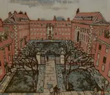 s Proof, 'St Catherine's College, Cambridge University by Julian Trevelyan, print (other), sold Jan 2024