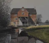 Shalford Mill by Paul Bisson, etching, offered Jan 2024