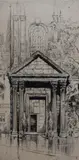 St Anne's by Frank Greenwood, etching, offered Jan 2024