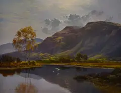 Highland Grandeur by Gerald Coulson, oil on canvas, sold Dec 2023