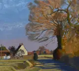 Smuggler's Cottage by Dennis Robinson, acrylic, offered Dec 2023