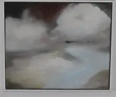Salty Whisper by Teresa Lawton, oil on canvas, sold Nov 2023