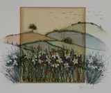 Untitled by Kirsten Bell, mixed media, sold Nov 2023