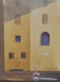 Florentine Windows, 2002-2003 by David Tindle, oil, sold Nov 2023