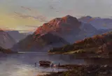 Loch Earn, Perthshire by Frances E Jamieson, oil on canvas, offered Nov 2023