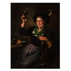 Cheers by Rudolf Epp, oil on canvas, offered Jan 2026