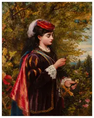 Viola by George Wells, oil on canvas, sold Jan 2026