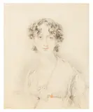 Portrait of a lady by George Henry Harlow, oil, sold Jan 2026