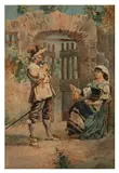 The wine seller watercolour Dimensions:53 x 37 cm by Enrico Nardi, watercolour, offered Jan 2026