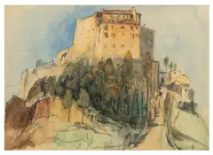 St Michaels by John Paul Cooper, watercolour, sold Jan 2026