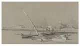 View of the port of Marsala by Thomas Brabazon Aylmer, pencil, offered Jan 2026