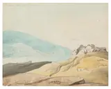 Dolbadarn Castle by William Day, watercolour, sold Jan 2026