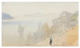 Santa Maura by Edward Lear, watercolour, sold Jan 2026