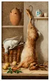 Still life of dead game by William Cruikshank, watercolour and bodycolour, offered Jan 2026