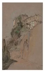 Poitias by John Paul Cooper, pastel and pencil, sold Jan 2026