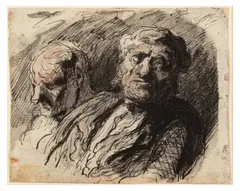 Les Juges by Honoré Daumier, watercolour, offered Jan 2026