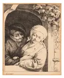A Peasant leaning on his Doorway by Adriaen van Ostade, etching, offered Jan 2026