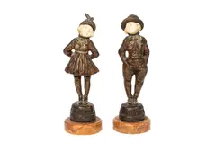Untitled by Georges Omerth, bronze, sold Jan 2026