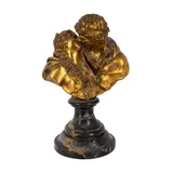 Le Baiser Rendu by Jean-Antoine Houdon, bronze, sold Jan 2026