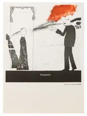 The Hypnotist by David Hockney, print, sold Dec 2025