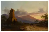 Turm am Weg by Von Haugk, oil on canvas, offered Dec 2025