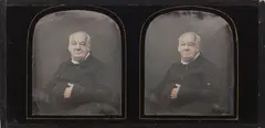 Stereoscopic Portrait of John Reeves by Antoine Claudet, ink, sold Nov 2025