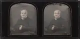 Stereoscopic Portrait of John Reeves by Antoine Claudet, ink, sold Nov 2025
