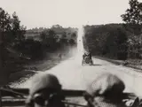 Route de Gaillon, 1912 Silver gelatin print, printed 1983, image size 24 x 32cm, sheet size 30 x 40cm by Jacques Henri Lartigue, Silver gelatin print, printed, sold Nov 2025
