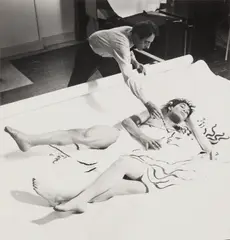 Jean Cocteau by Philippe Halsman, Silver gelatin print, printed later, image size, sold Nov 2025