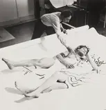 Jean Cocteau by Philippe Halsman, Silver gelatin print, printed later, image size, sold Nov 2025