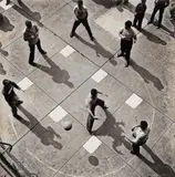 Dodge Ball by Arthur Leipzig, Silver gelatin print, printed later, image size, offered Nov 2025