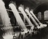 Grand Central Station by Hal Morey, Silver gelatin print, printed later by Hulton Getty Picture Gallery, image size, sold Nov 2025