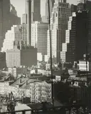 Lower Manhattan From The Brooklyn Bridge by Andreas Feininger, print, sold Nov 2025
