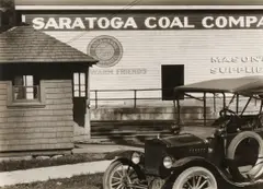 Saratoga Coal Company, 1929 Silver gelatin print, printed 1977, image size 19 x 24cm, sheet size 20 x 25.5cm by Ralph Steiner, Silver gelatin print, printed, sold Nov 2025