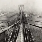 Brooklyn Bridge by Arthur Leipzig, Silver gelatin print, printed later, image size, offered Nov 2025