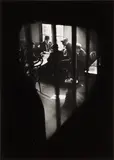 Café Rue des Cascades by Willy Ronis, Silver gelatin print, printed later, mounted to card, image size, offered Nov 2025