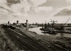 Monkwearmouth Colliery, Sunderland, County Durham, 1983 Silver gelatin print, printed c.1990, image size 26 x 37cm, sheet size 30.5 x 40.5cm by John Davies, print, offered Nov 2025