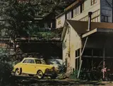 Yellow Ford Convertible by Robert Dowling, print, offered Nov 2025