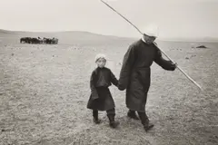 Mongolian Interior by Marc Riboud, Silver gelatin print, printed, sold Nov 2025