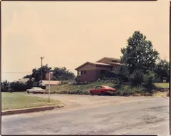 Sutter Street and Crestline Road by Stephen Shore, Chromogenic print, image size, offered Nov 2025